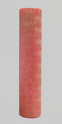 Formkerze Moir&eacute;, 22x4,5x4,5 cm, brennt ca. 35 Std.