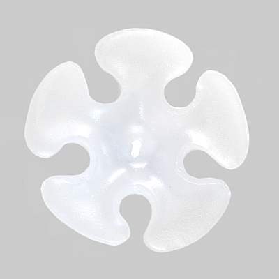 Floating candle Flower, purple, 3.1 by 3.1 in., burns approx. 3 hours