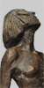 Angelika Kienberger, Losgelöst, 1998, Bronze, 38x16x12 cm
