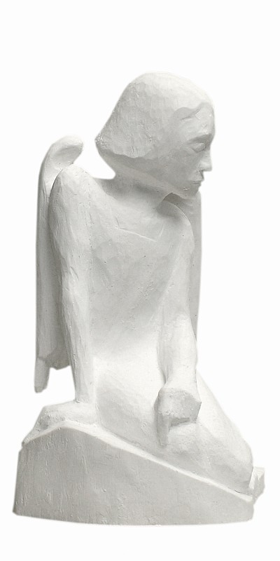 Angelika Kienberger, Engel, 1998, Gie&szlig;keramik, 17x13x9  cm