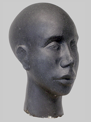 Angelika Kienberger, Head, 2010, steatite, 9.1 by 6.7 by 4.7 in.